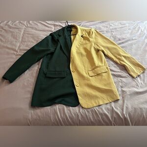 Oversize split color blazer - XL